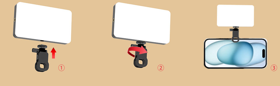 LED кільцеве світло для iPhone та смартфонів Handy Licht: 90 світлодіодів, бездротове, для селфі, макіяжу, відеозв'язку, TikTok, Vlog