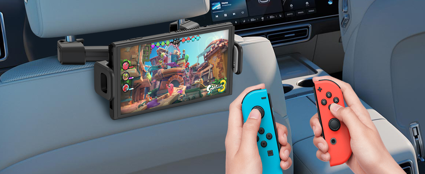 Утримувач для планшета в авто FINTIE - універсальний, поворотний на 360°, для iPad, Galaxy Tab, смартфонів, Kindle, Fire (6-13 дюймів)