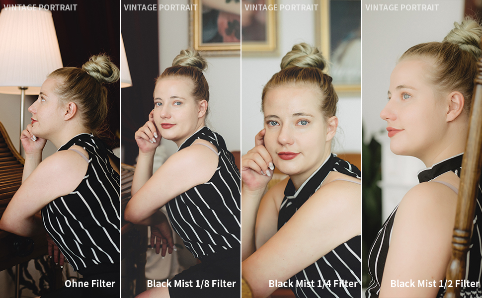 Фільтр Black Mist 1/4 39мм - м'який ефект розмиття, багатошарове покриття, оптичне скло