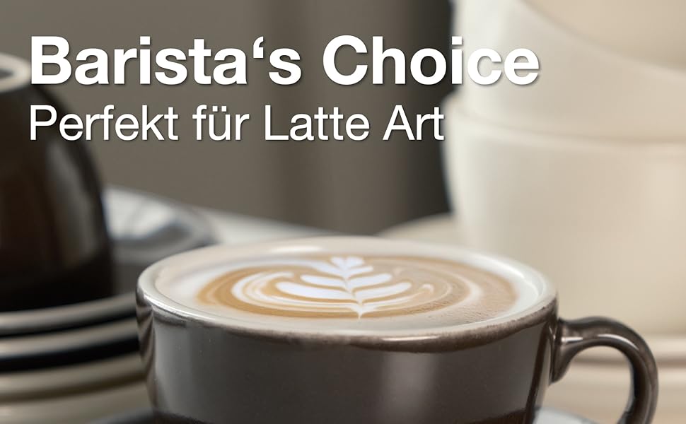 Набір кавових чашок Barista Pro Cappuccino 200мл - 4 шт. Преміум якість, ручна робота, з підставками. Кераміка Steingut.