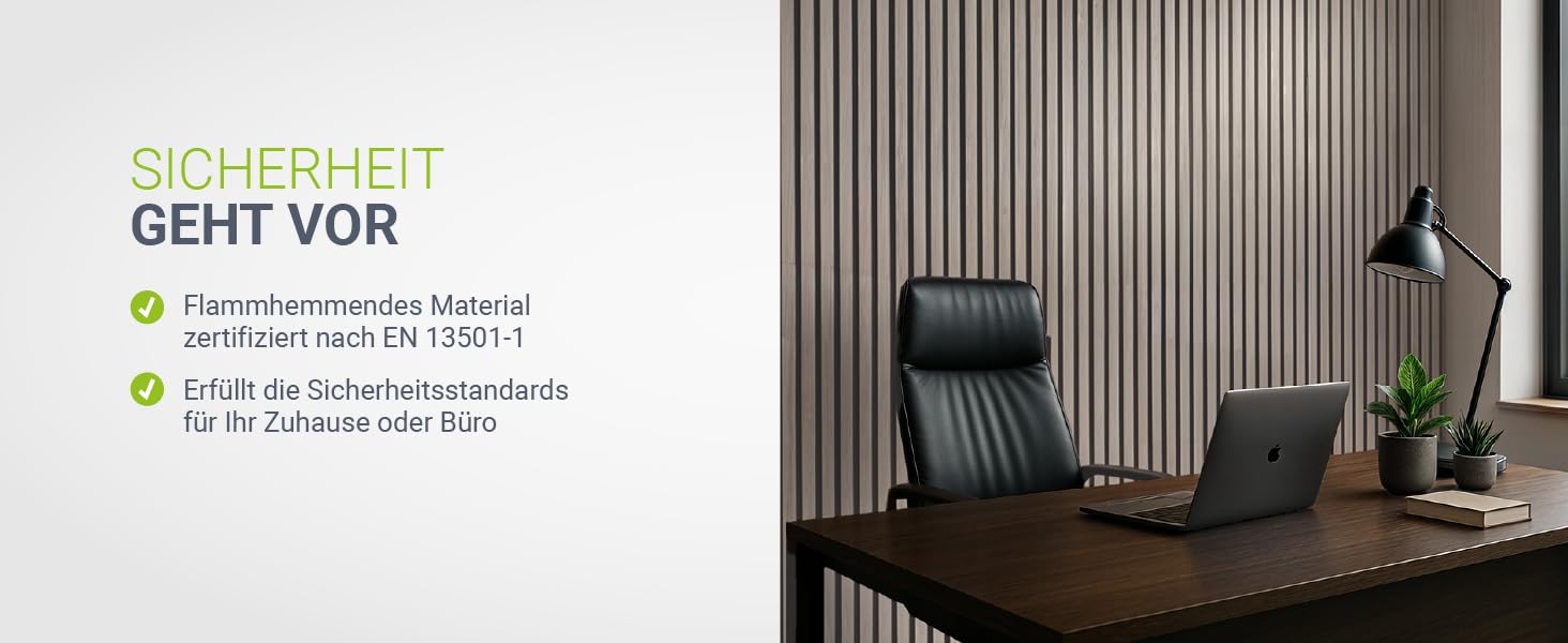 Акустичні панелі Juskys для стін, набір 4 шт (2,88 м²), 120x60 см, шумопоглинаючі декоративні панелі від луни та шуму, колір Дуб (Світлий натуральний дуб)