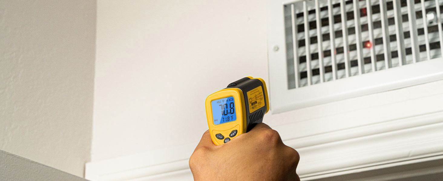 Інфрачервоний термометр Etekcity -50°C до +450°C (610°C) - цифровий лазерний термометр для кухні, піци, гриля, випічки