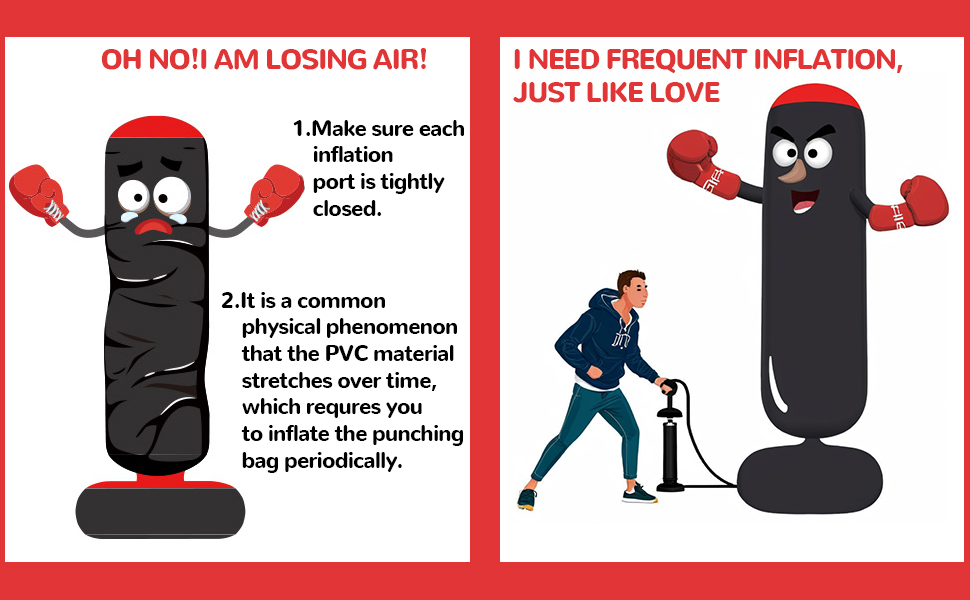 Надувний боксерський мішок для дітей 160см з боксерськими рукавичками. Ідеально для карате та тхеквондо (6-12 років)