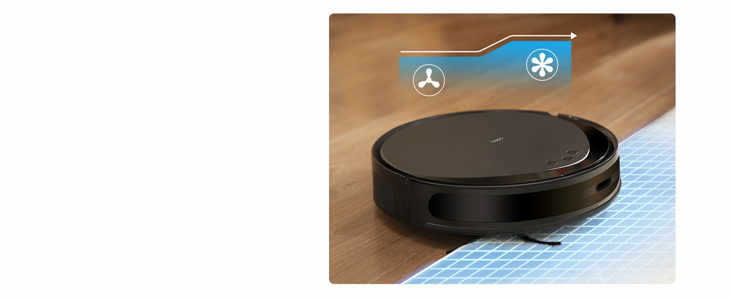 Робот-пилосос Tapo RV20 Max Plus з функцією миття та автоматичною станцією самостійного очищення, 5300Pa потужність всмоктування, 83 мм товщина, сумісний з Alexa & Google Assistant, керування через додаток