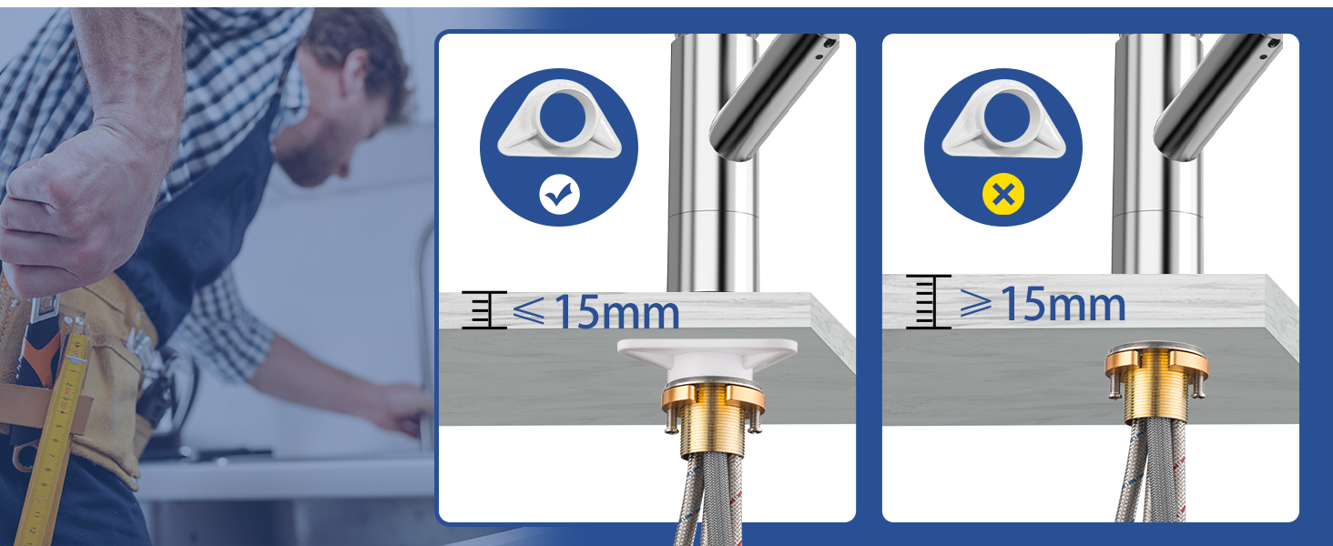 Однолеверний змішувач для кухні Dayone з висувною лійкою, нержавіюча сталь, 3 режими, 360° обертання, для кухонних мийок (15 см), матовий, преміум якість