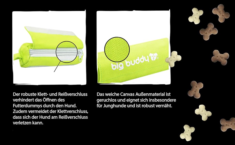 Big Buddy® Futterdummy для собак: мішок для ласощів, тренування, аджиліті, виховання. Міцний