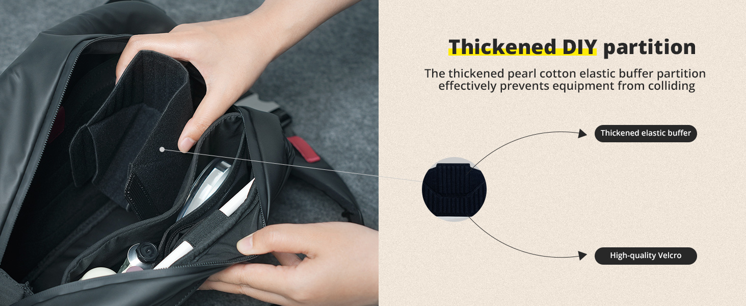 Сумка для фотокамери Ambitful Gm6 - зручна та водонепроникна сумка з відділеннями для фототехніки та штатива