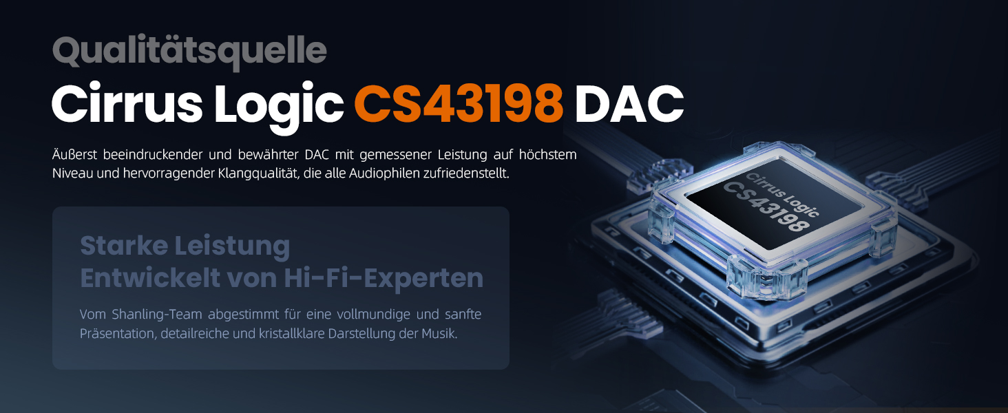 Shanling H0 - Портативний ЦАП/підсилювач, для ПК, ноутбуків, геймінгу, без акумулятора, 32-біт/768kHz DSD256, 3.5mm/4.4mm виходи