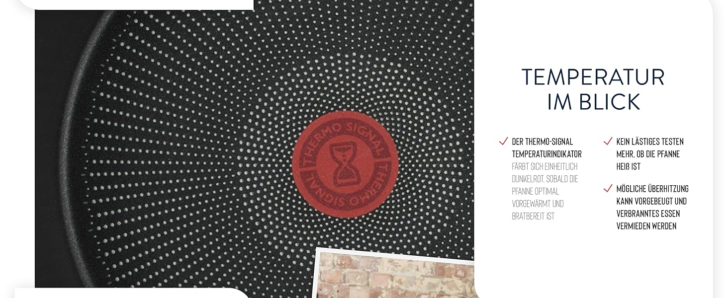 Сковорода Tefal Jamie Oliver Cook's Classics 28 см, індукційна, антипригарна, з термоіндикатором, нержавіюча сталь