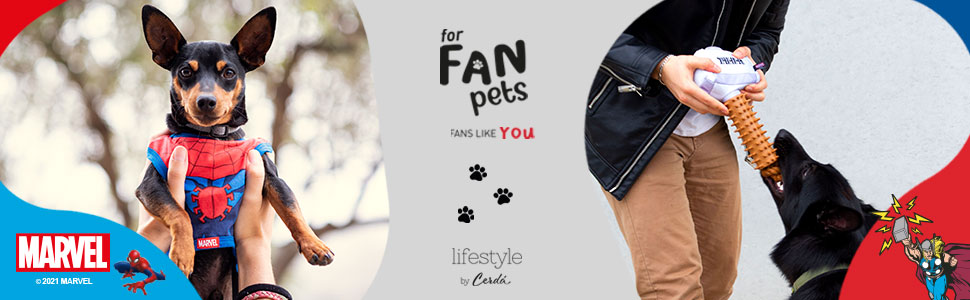 Нашийник для собак Cerdá Marvel, маленькі породи, офіційний ліцензований товар (M/L, 1 шт.)