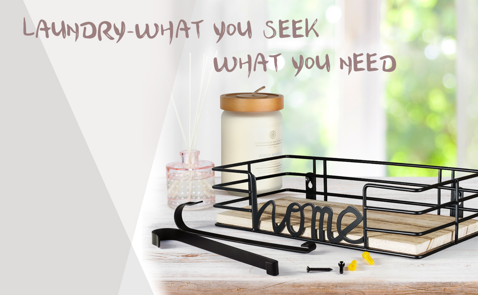 Настільна гладильна дошка MOREE з кріпленням на стіну, кошиком для зберігання та гачками (чорний)