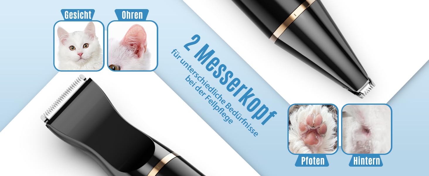 Триммер для догляду за лапами собак Oneisall Paw Trim Pro, IPX7, тиха, для лап, очей, вух, обличчя, тіла