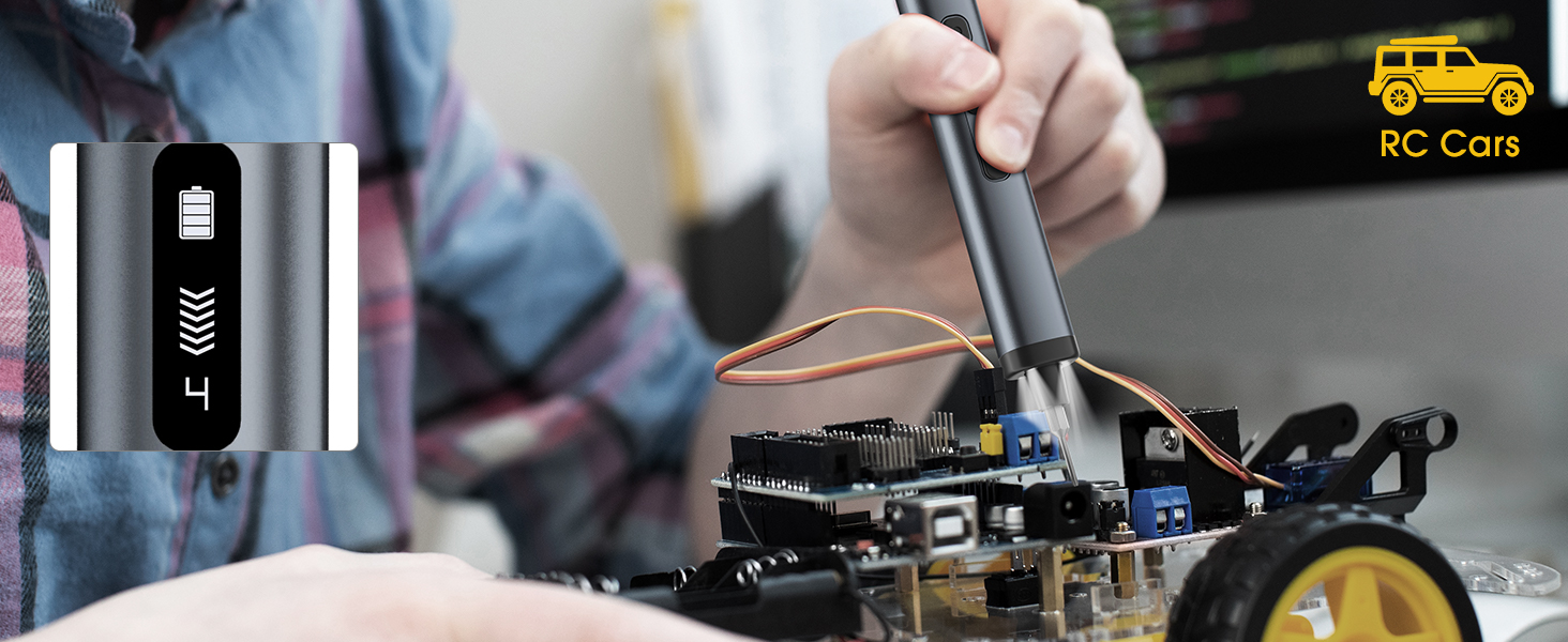 Набір мініатюрних електричних викруток 78 в 1 - прецизійний набір з магнітними Torx викрутками, LED дисплеєм та 5 рівнями крутного моменту для ноутбуків, окулярів, годинників, ПК