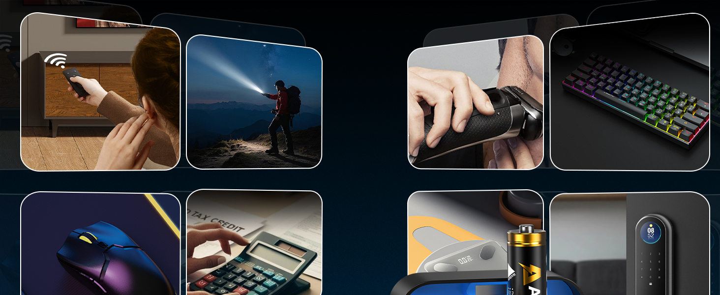 Акумулятори AA Lithium 3600mWh 1.5V з зарядним пристроєм (8 шт.) - до 2000 циклів