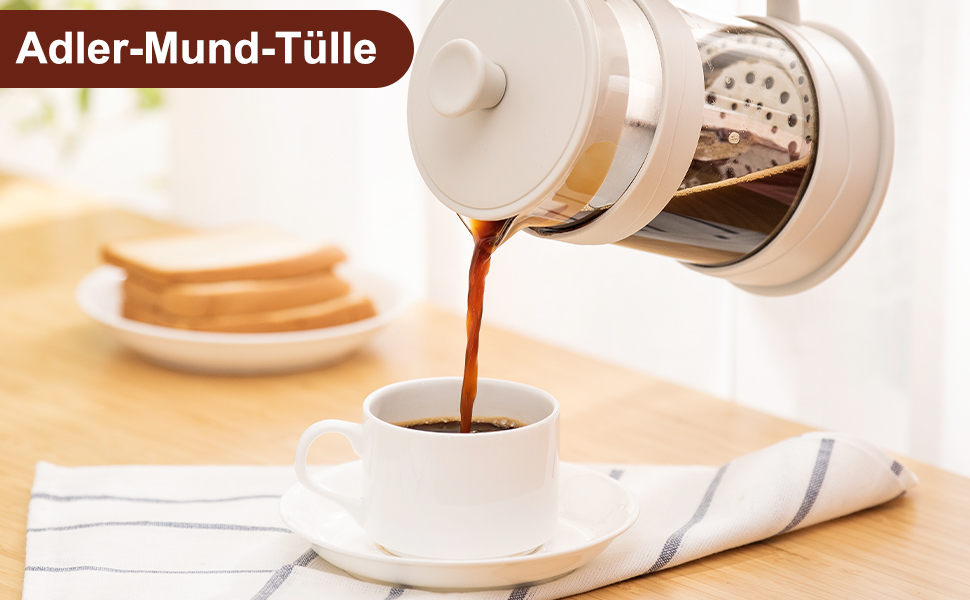 Френч-прес ParaCity 350мл з нержавіючої сталі та термостійкого скла, для холодної заварки, ідеальний для дому та подорожей