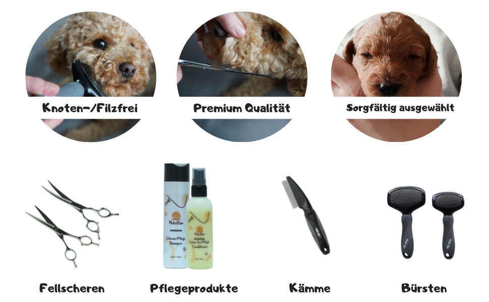 М'яка щітка для собак Moki Bär: ідеальна для чутливої шкіри та не линяючих порід, розмір S