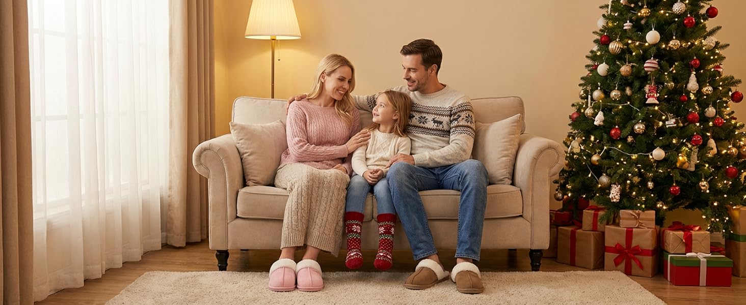 Тапочки халатні Donpapa для дому та вулиці, зимові, теплі, з м'якою устілкою з піною пам'яті, з штучним хутром, антиковзаючі, 38.5/40 EU, Коричневий