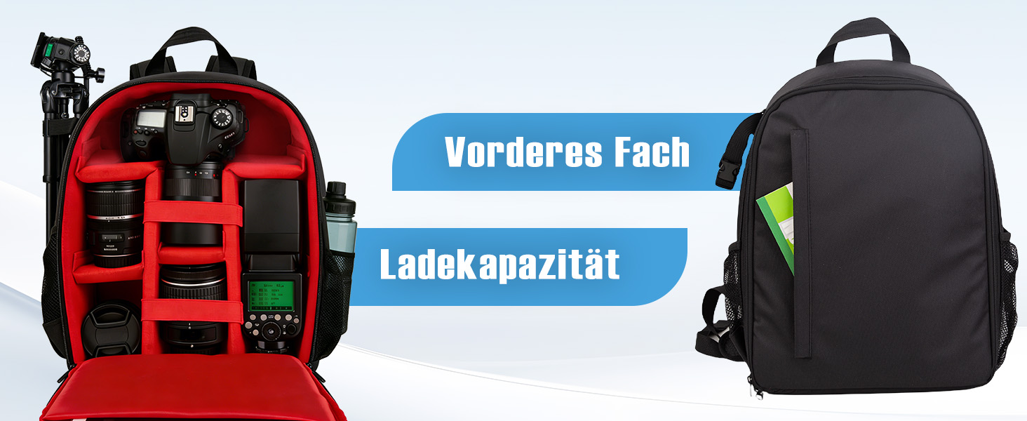 Професійний фоторюкзак Kamerarucksack для DSLR/SLR камер, об'єктивів та штативів - водонепроникний, унісекс
