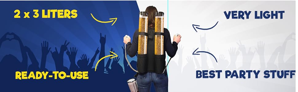 Стійка для пива преміум-якість 3.5L з краником | Стійка для напоїв | Jet Pack®