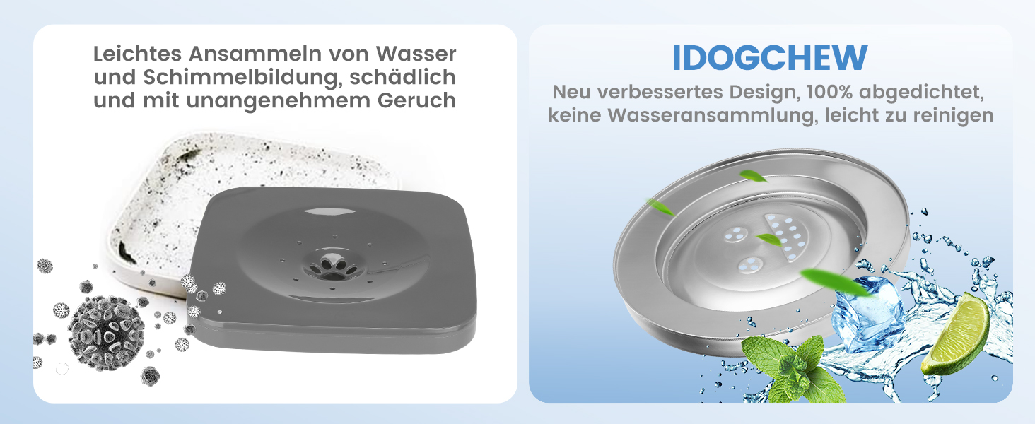 Миска для собак 1л, не протікає, з нержавіючої сталі, протиковзаюча, легко миється, срібна