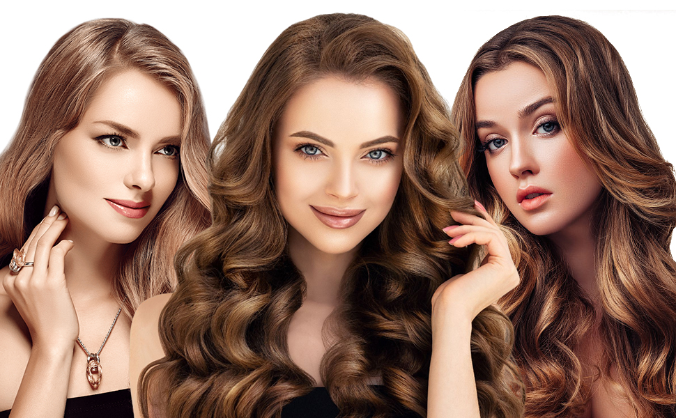 Щітка для кучерявого волосся Lockenbürste: формування локонів та об'ємне укладання (світло-бежева)