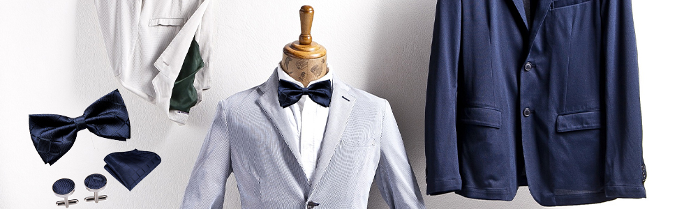 Комплект аксесуарів Barry.Wang для чоловіків: краватка, хустинка, запонки (Paisley, золоті) на весілля та урочисті події