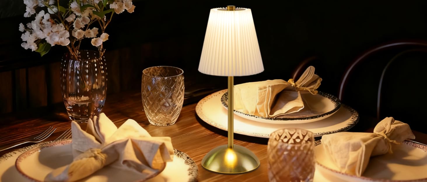 Настільна LED лампа акумуляторна 2 в 1 Schwarz - бездротова нічна лампа з димером, USB-C зарядка, сенсорне керування, для спальні, вітальні, офісу - чорна