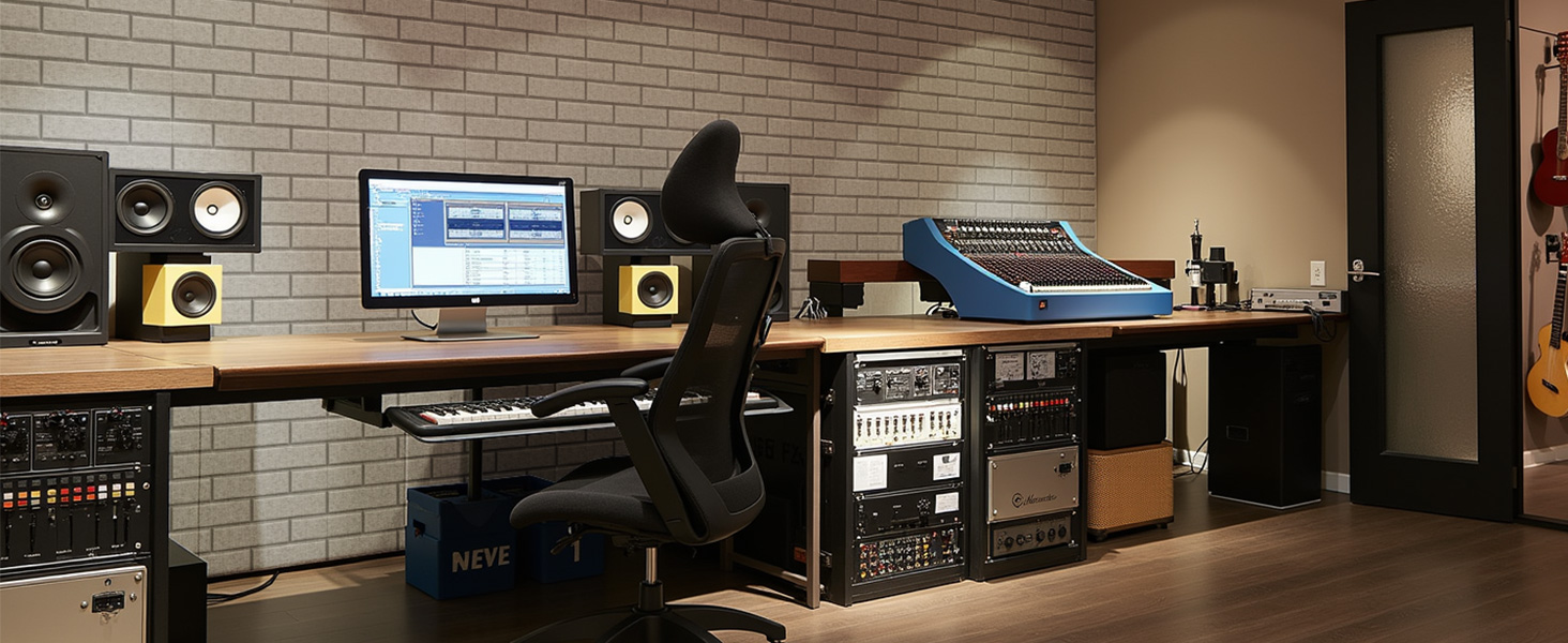 Самоклеючі акустичні панелі для шумоізоляції стін, звукопоглинаючі плити цегляного типу, 30x30x0.9 см, чорні, 12 шт (4 кг)