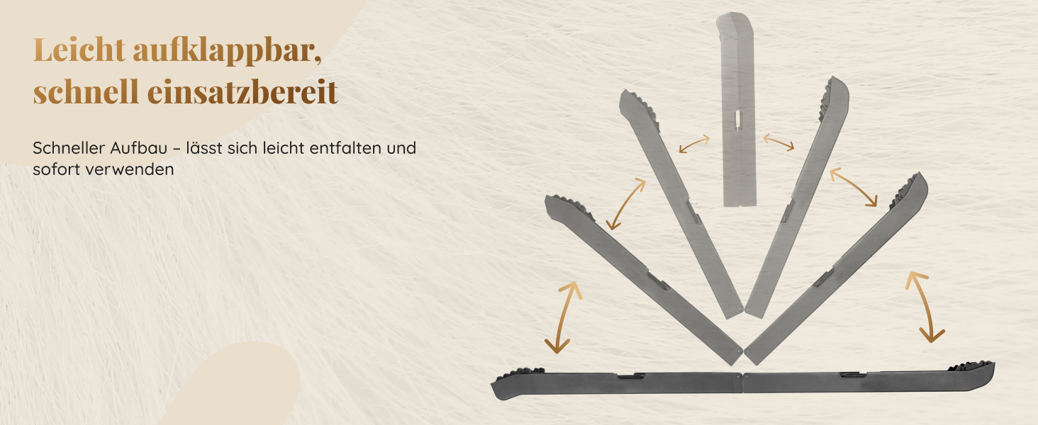 Рампа для собак у машину, складана – 174 см, 38 см – чорна, з протиковзким покриттям, для великих собак, до 85 кг – підходить для авто та SUV