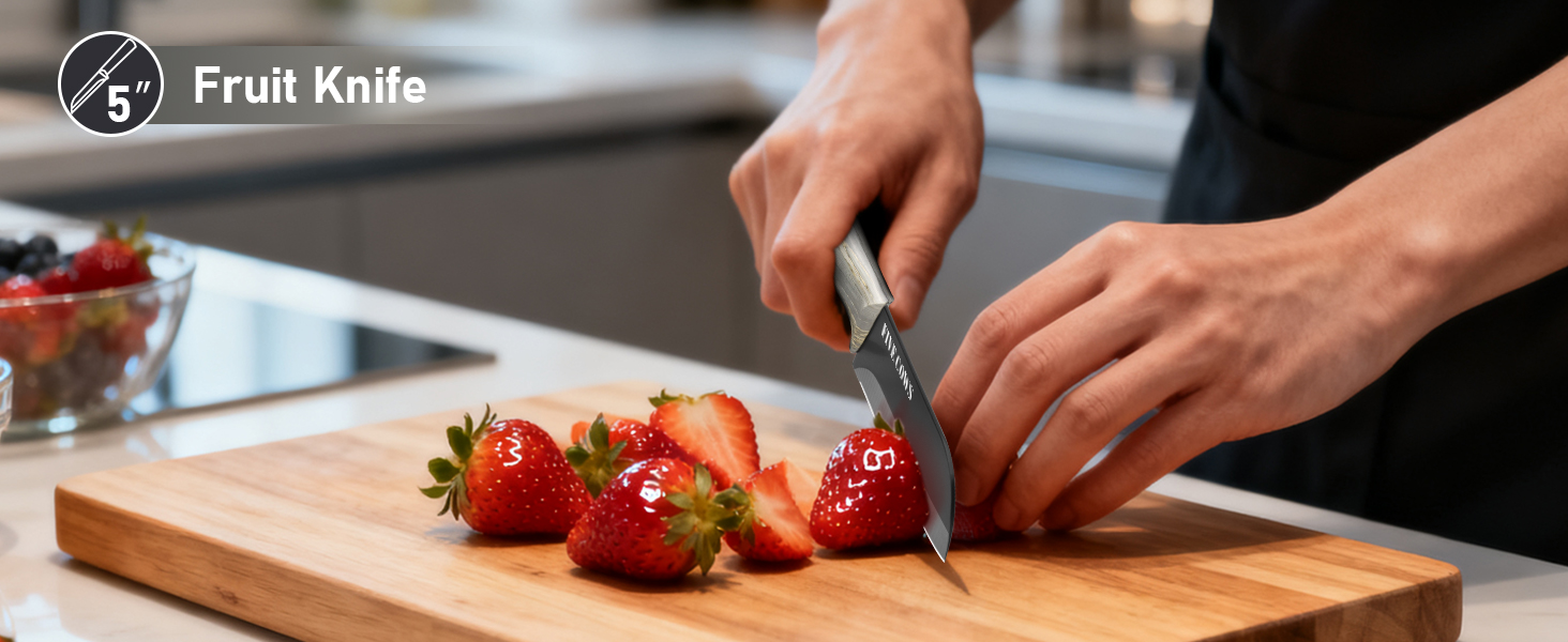Набір кухонних ножів Messerblock з 16 частинами, з дерев'яною підставкою, дощечкою, захистом пальців, точилкою та кухонними ножицями, професійний набір ножів для дому (зелений, блакитний)