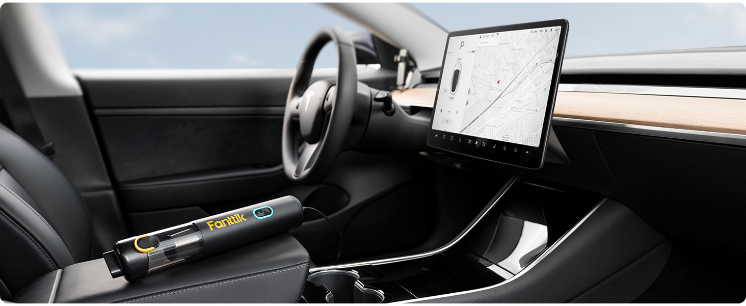 Бездротовий пилосос Fanttik Slim V8 Mate для авто: потужний, 12000Pa, з аксесуарами для дому та тварин