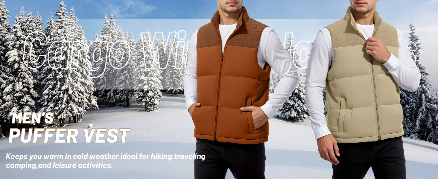 Чоловіча жилетка AIEOE з утеплювачем, без рукавів, тепла зимова жилетка, для активного відпочинку, кордур, розміри S-3XL (зелений, M)