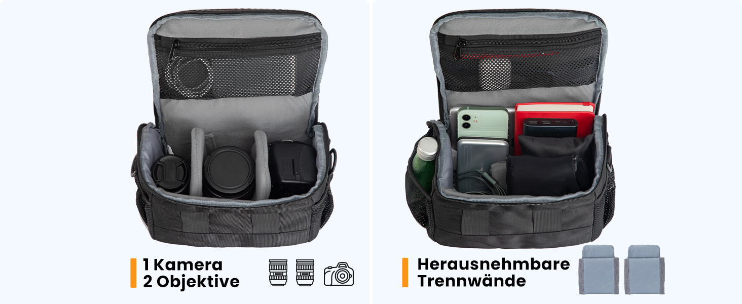 Сумка для камери Tarion для DSLR/SLR камер Canon, Nikon, Sony з захистом від дощу