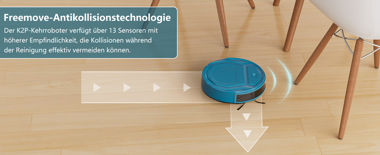 Робот-пилосос OKP, 3000Pa, з Wi-Fi, керуванням через додаток/Alexa, для шерсті тварин, килимів та твердих підлог, самостійна зарядка, K2P