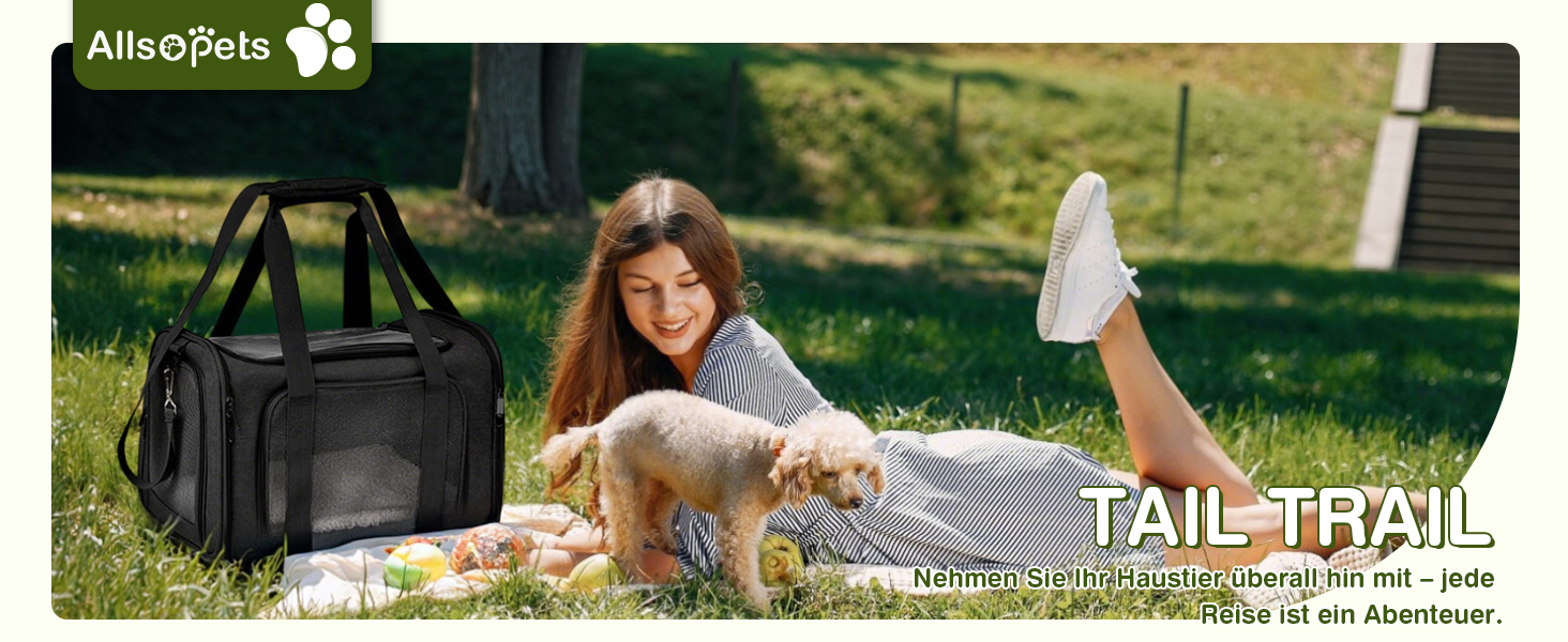 Транслювач для собак та котів ALLSOPETS, складаний, м'який, сірий, для подорожей, походів, кемпінгу