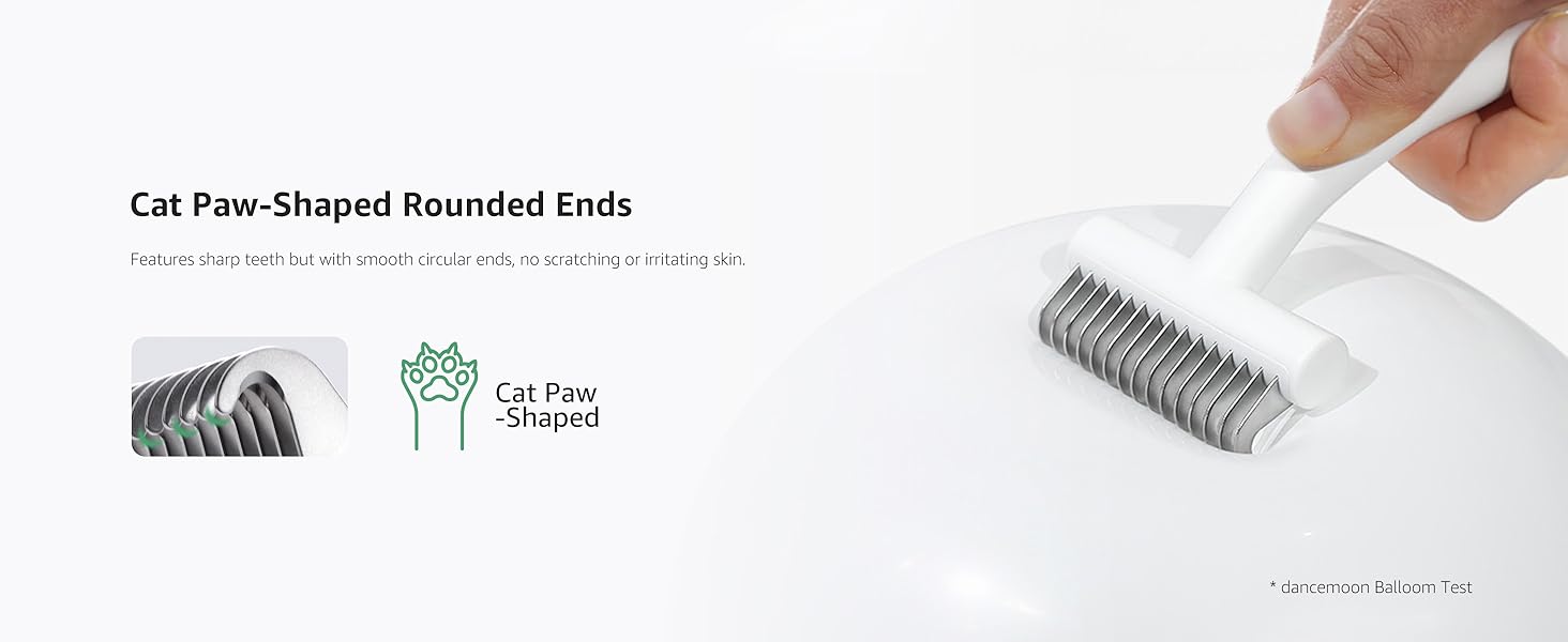 PawRake – щітка для котів та собак на вигляд копалки, для видалення підшерстка, для середньої та довгої шерсті, для комфортного догляду за шерстю