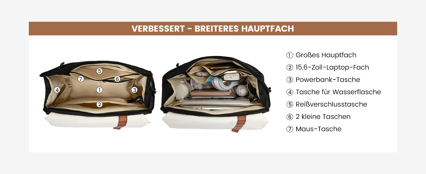 LOVEVOOK Рюкзак для підліток, дівчаток: водонепроникний, з відділенням для ноутбука 15.6