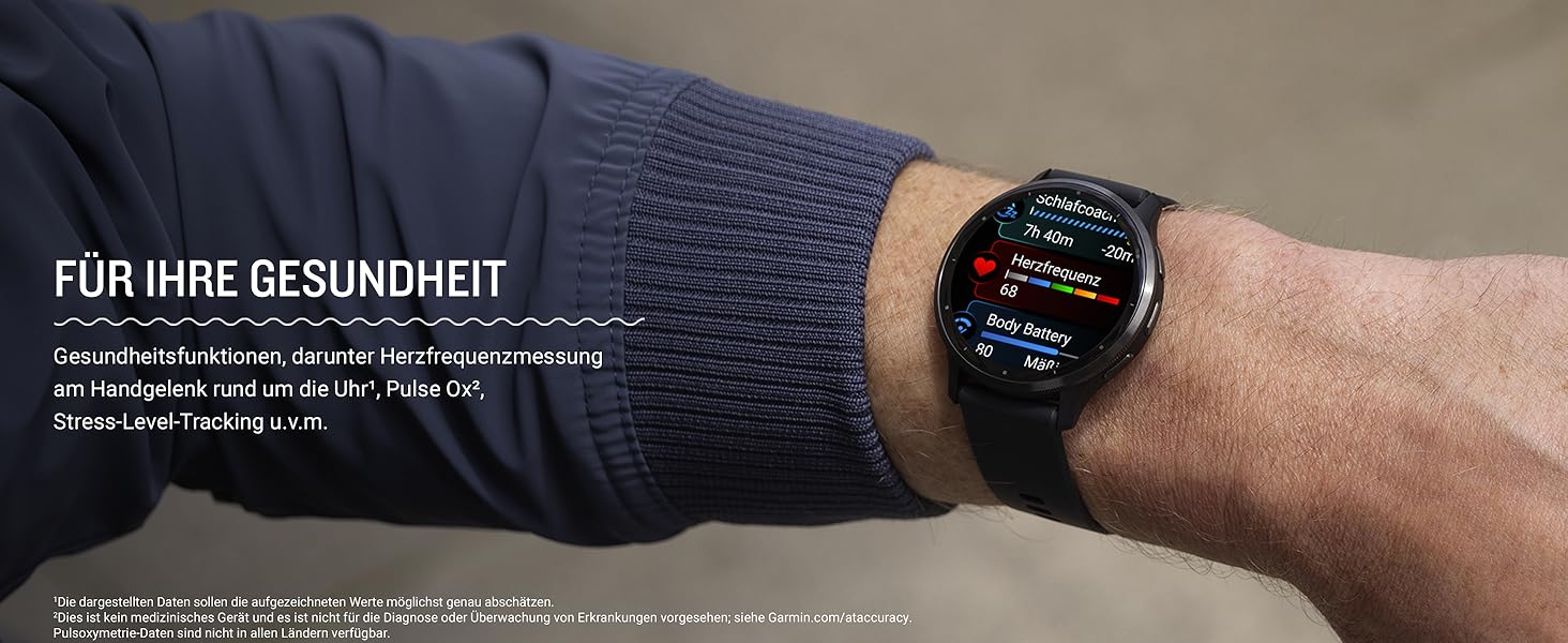 Розумний годинник Garmin Venu 3S 41mm – фітнес-трекер з AMOLED-дисплеєм, до 10 днів роботи від акумулятора, 30+ спортивних функцій, Bluetooth, Garmin Pay, режим для інвалідних візків, 41mm, French Gray/Softgold