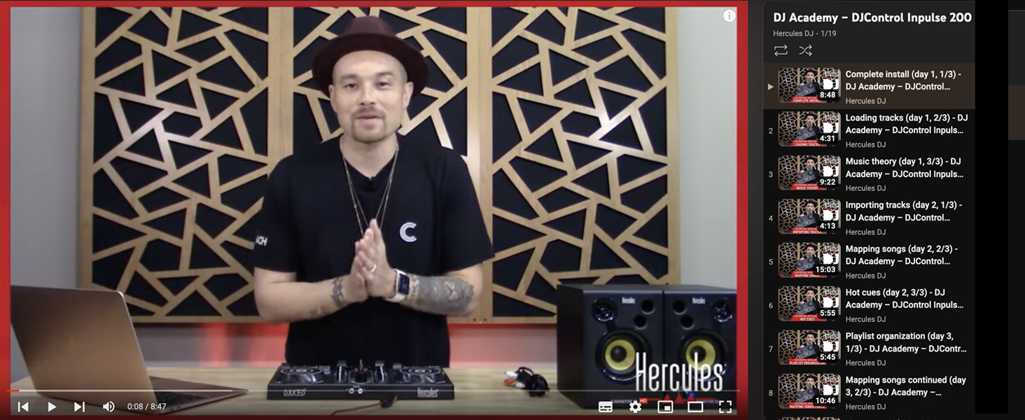 DJ контролер Hercules DJControl Inpulse 200 MK2 – ідеальний для навчання міксування