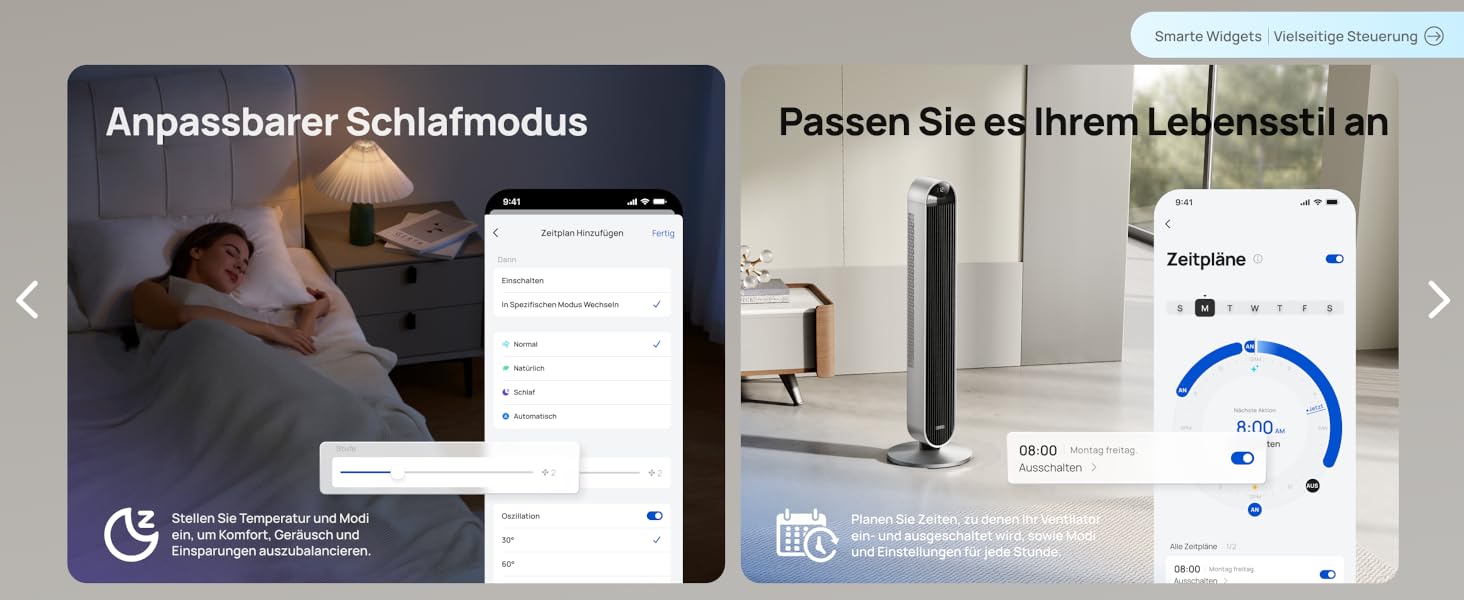 Dreo Pilot Max S: Тихий торшерний вентилятор з кулькою 120°, 12 швидкостей, 4 режими, таймер 12 годин, керування від пульта, для спальні