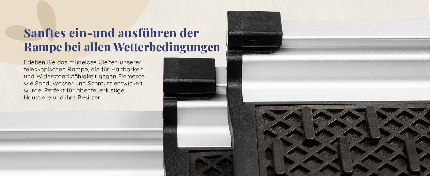 Рампа для собак у машину, складана, 90 кг, телескопічна, алюмінієва, з кліпсою, для великих собак, зелена (Shadow Gray)