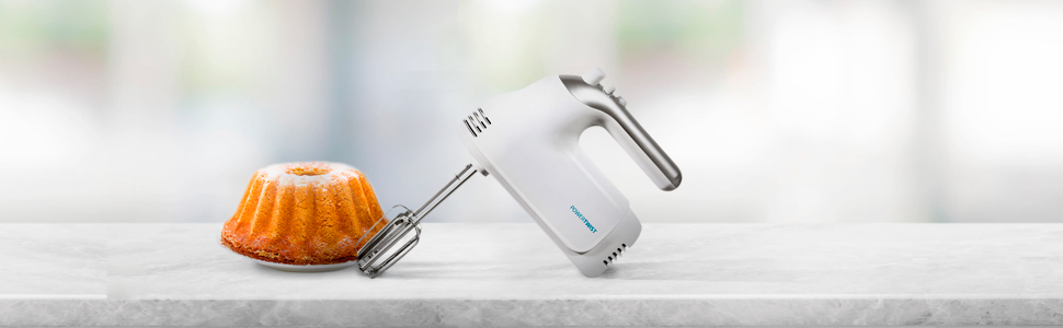 Занурювальний блендер Cecotec PowerTwist 500, 500 Вт, 5 швидкостей + турбо, 3 насадки, без чаші