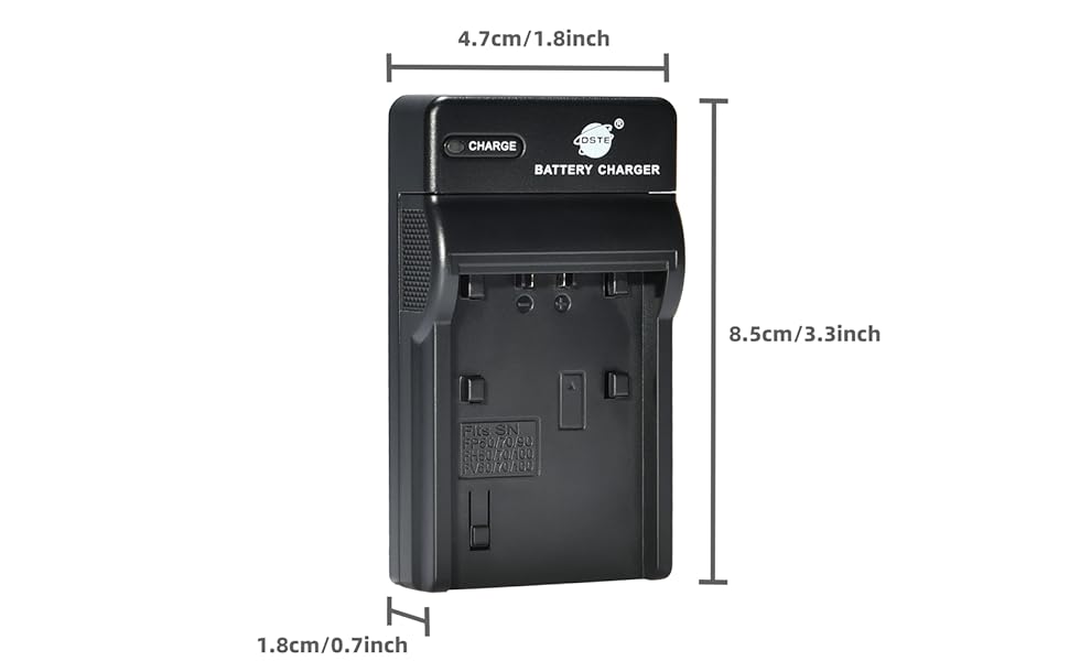 Акумулятор DSTE NP-FH50 Li-Ion (2 шт.) та Micro USB зарядний пристрій для Sony DSLR/DSC/HDR