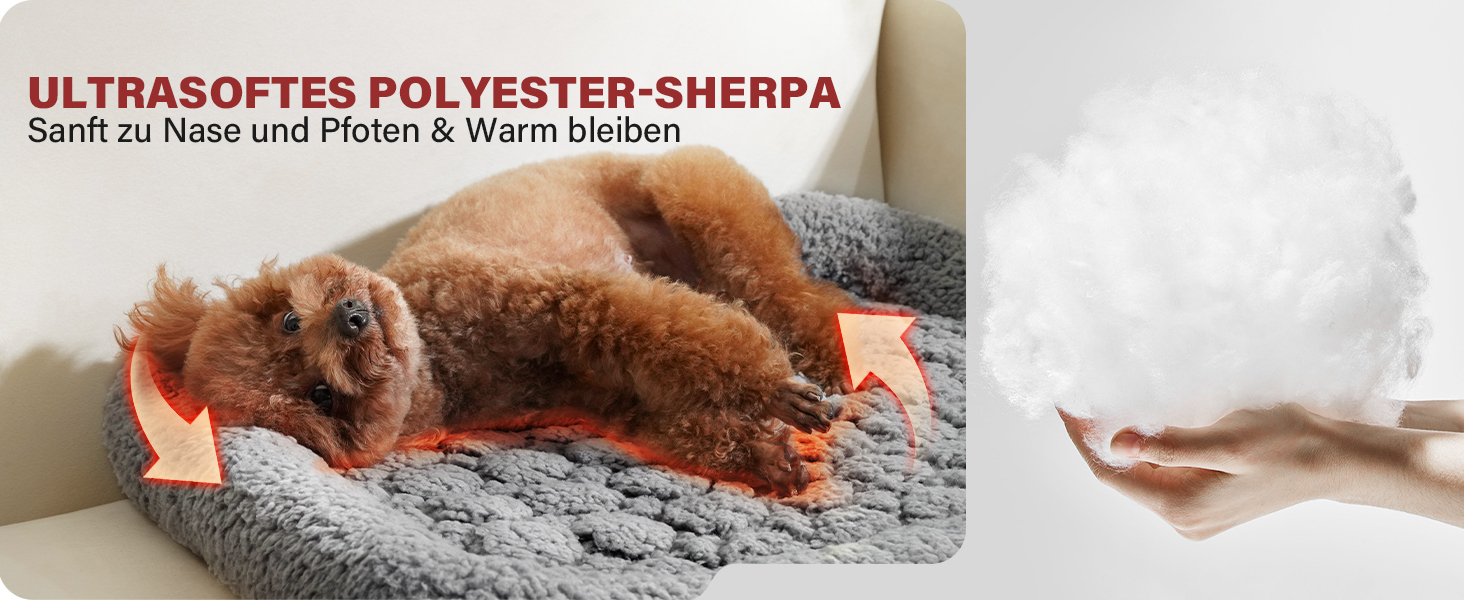 Самогріюча котяча деки Mora Pets: тепла, м'яка, 52x58 см, сіра. Самогріюча деки для котів та собак.