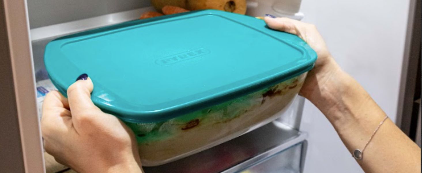 Форма для запікання Pyrex FTE RECT PX 40x27 см, 4,5 л, боросилікатне скло, зелена