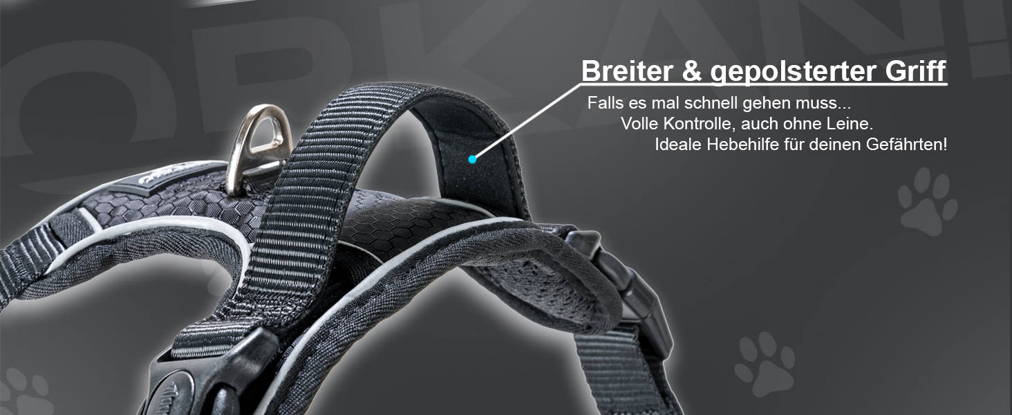 Шлейка для собак ORKANI Bravo 2025 - преміум, не тягне, з безпечним замком, дихаюча, м'яка, для маленьких, середніх та великих собак (S)