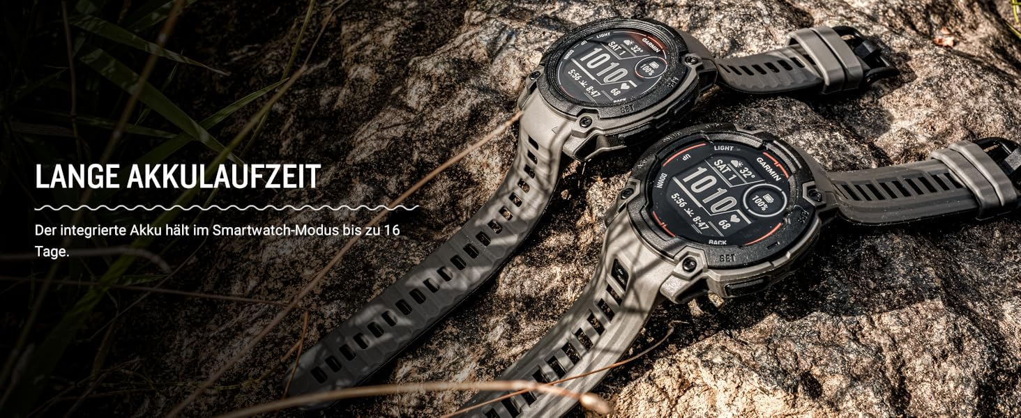 Розумний годинник Garmin Instinct E – Multisport, AMOLED, 1.3