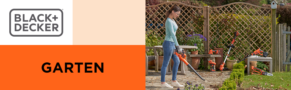 Електричний садовий пилосос-видувка Black+Decker BEBLV301, 3-в-1, 3000 Вт, з подрібнювачем і рюкзаком-мішком 72 л, регульована потужність, висока швидкість повітря