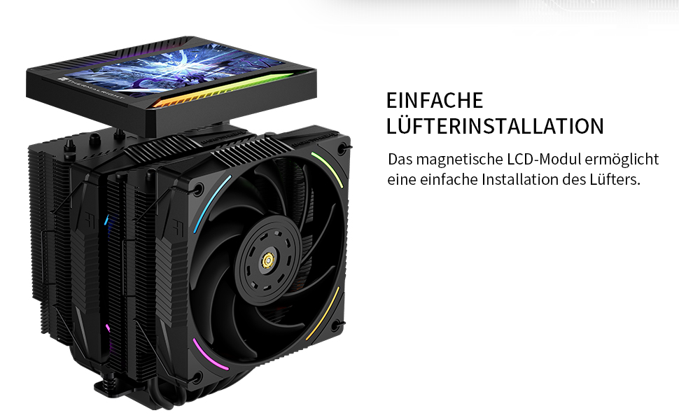Кулер для процесора Thermalright Peerless Assassin 120 VISION MAX ARGB Black, 2 вентилятори TL-K12 PWM, 5