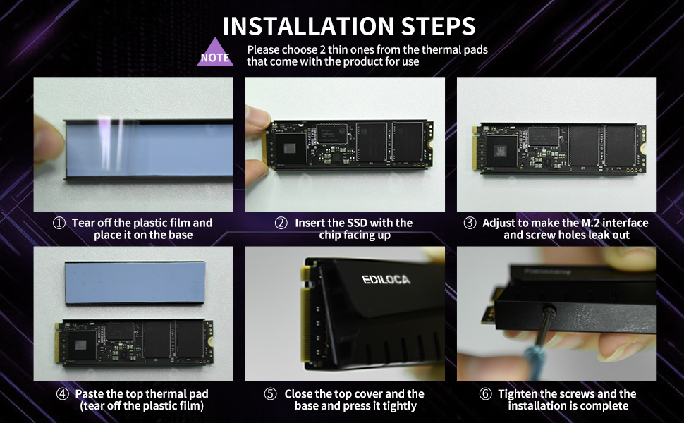 SSD накопичувач 500GB NVMe M.2 PCIe Gen4 з радіатором для PS5, ноутбука та ПК, 7400 MB/s, 3D NAND TLC